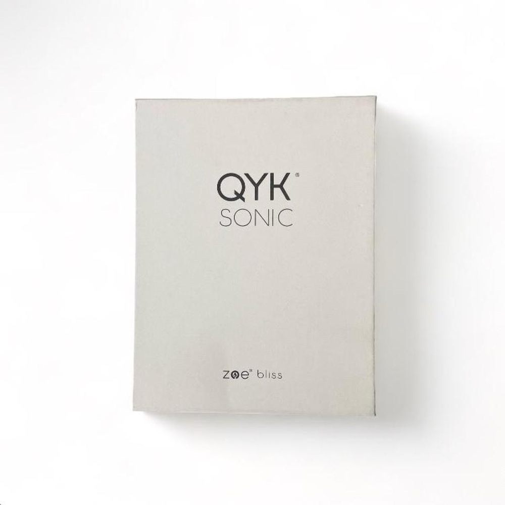 qyk zoe sonic silicone facial massager 🫧